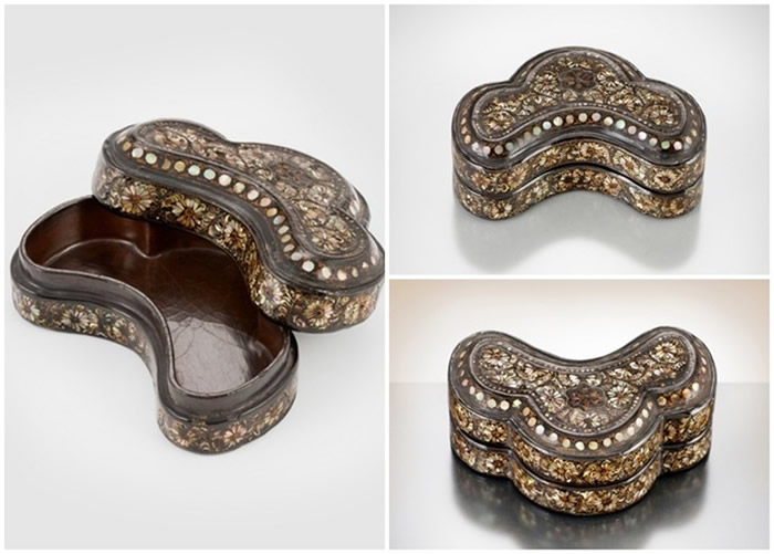韩国文化财厅在日本民间回购高丽时代珍贵艺术漆器文物“螺钿菊花藤蔓花纹盒”