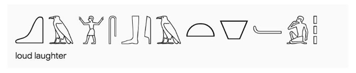 谷歌新的人工智能工具Fabricius可解读古埃及象形文字“LOL”