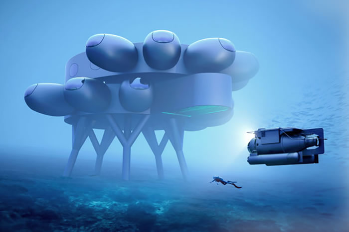 海底城？在加勒比海海底建造深海国际空间站“普罗透斯”
