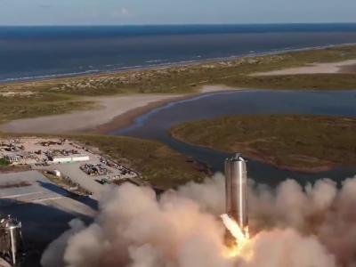 美国SpaceX被称为“飞天巨桶”的测试火箭SN-5弹射成功 未来或用于登陆火星