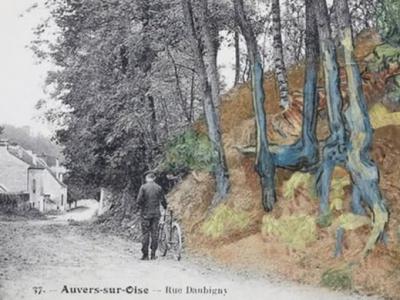 1900年代的明信片揭梵高遗作《树根》所绘场景 破艺术界百年谜团