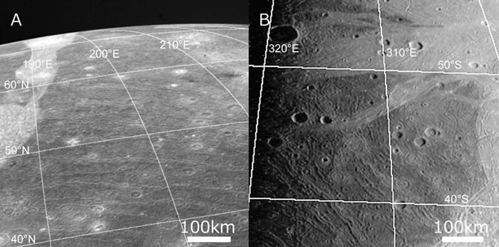 《伊卡洛斯》期刊：日本天文学家发现太阳系最大的撞击坑位于木星的卫星木卫三表面