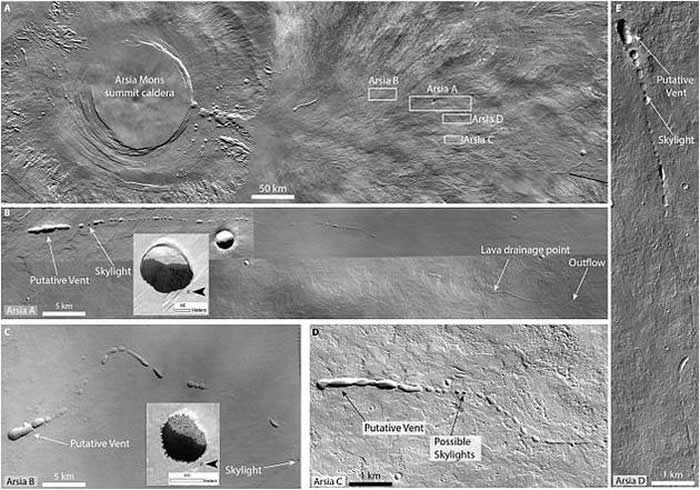月球和火星地表下方的熔岩管体积庞大 未来或可建人类基地