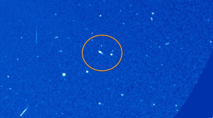 美国捕捉到“掠日彗星”接近太阳的画面