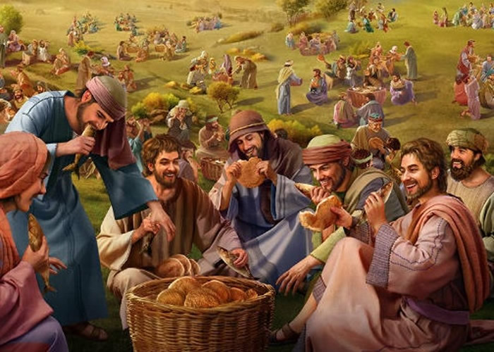 《圣经》记载，耶稣曾在伯赛大展现“五饼二鱼”等神迹。