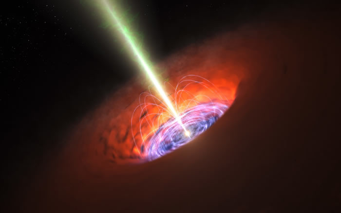 终于发现介于较小黑洞和超大黑洞之间的罕见“中等质量黑洞”