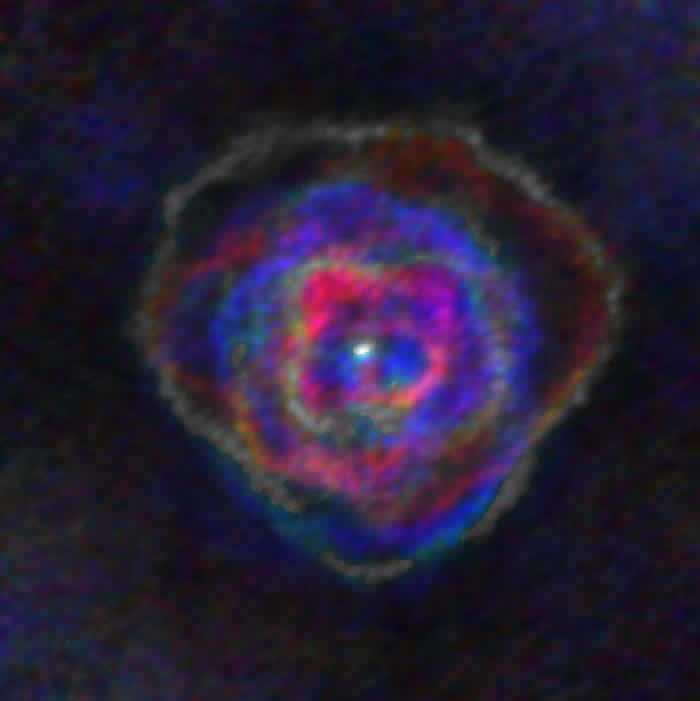 研究发现恒星风并不是球形的 而是类似于行星状星云（L. Decin, ESO/ALMA）