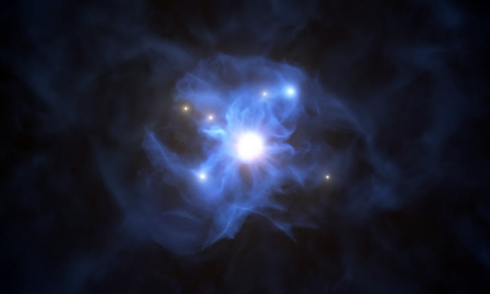 《天文学与天体物理学》杂志：新研究详细介绍类星体“SDSS J1030+0524”周围的环境