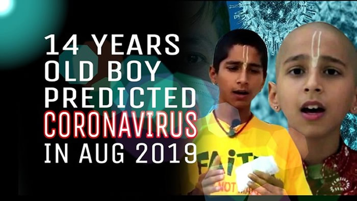印度14岁天才少年阿南德（Abhigya Anand）精准预言新冠肺炎的大爆发？