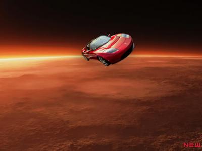SpaceX创始人埃隆·马斯克的特斯拉Roadster跑车已飞至距火星700万公里处