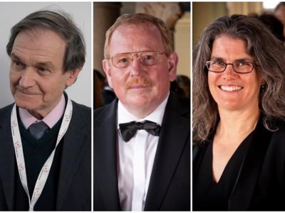 研究黑洞的英国、德国、美国两男一女科学家共同夺得今年的诺贝尔物理学奖