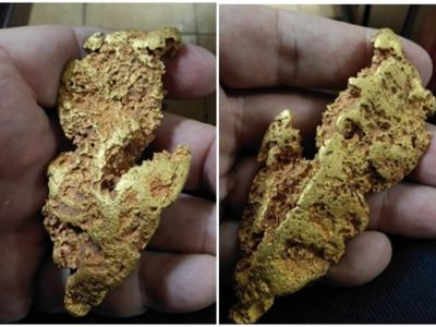 澳洲西部采矿者在路上不慎绊倒后意外发现价值3万澳元的黄金