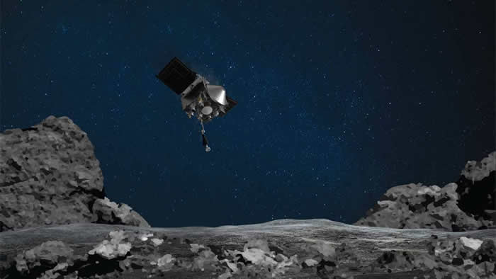 美国宇航局的Osiris-Rex探测器在小行星Bennu上进行历史性短暂着陆