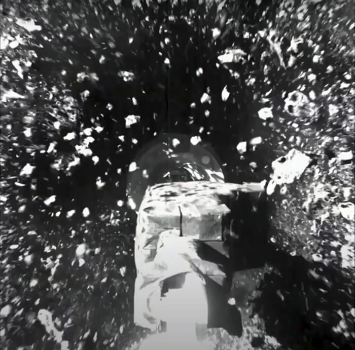 NASA探测器奥西里斯-REx号（OSIRIS-REx）成功降落小行星贝努（Bennu）采尘土样本