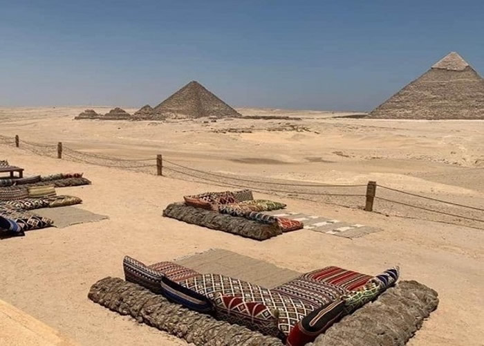 埃及开办世界首个金字塔露天餐厅 饱览独一无二景观