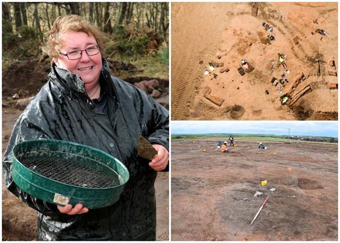 英国考古团队在苏格兰阿伯丁郡发掘出铁器时代大型建筑群遗址