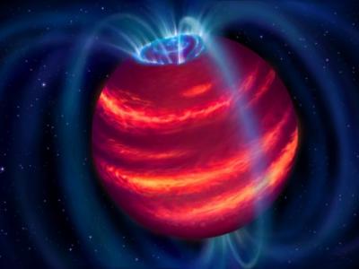 天文学家首次通过射电望远镜在大力神星座探测到褐矮星Elegast（BDR J1750+3809）