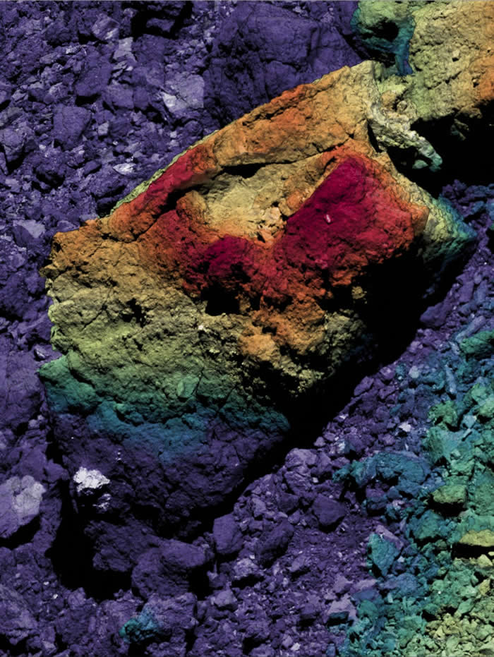 根据巨石上的陨石坑推断小行星贝努的寿命为175万年