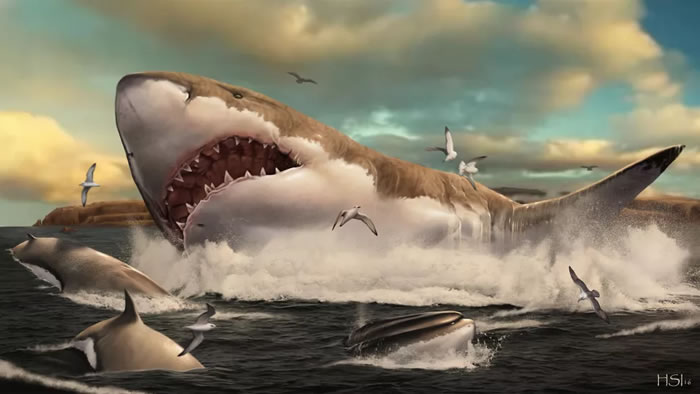 研究表明巨齿鲨是非常称职的父母 会在海洋设立“托儿所”