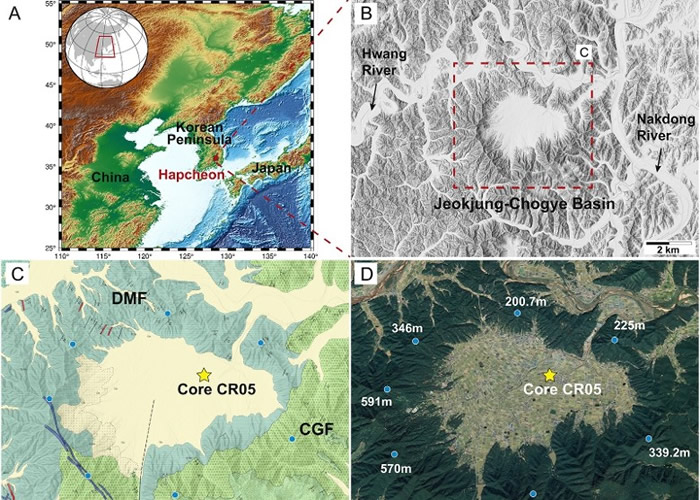 韩国国内首次发现陨石坑 庆尚南道陕川郡盆地经研究证实形成于5万年前