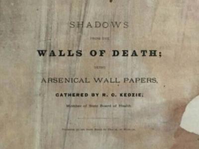 美国密歇根大学却保存着一本能毒死人的书《死墙之影》
