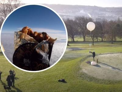 英国巴斯餐馆用气象气球将印度咖喱角送上太空 坠落法国后不翼而飞