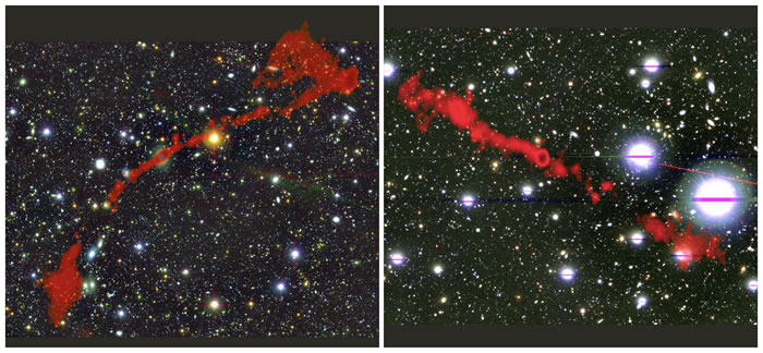 《皇家天文学会月刊》：发现两个新的巨型射电星系 比银河系大62倍