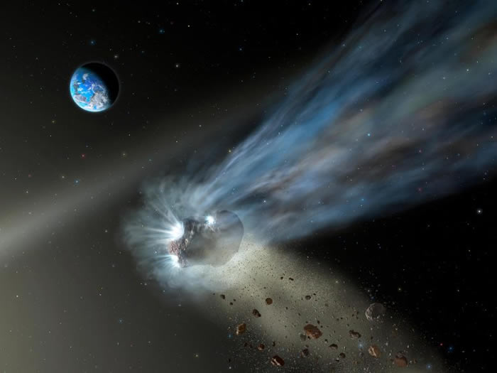 卡塔琳娜彗星的发光“尾巴”表明彗星向岩质行星输送了碳