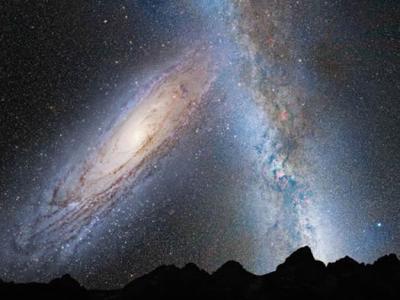 新论文详细介绍40亿年后仙女座星系M31和银河系会如何碰撞合并