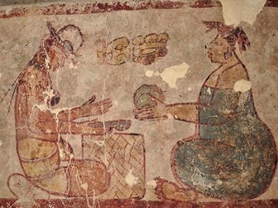 墨西哥尤卡坦半岛2500多年前壁画首次记录盐作为古代玛雅商品在市场上的情况