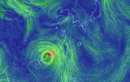 台风风力最大的部位是哪个地方?真的是台风风眼中心吗?