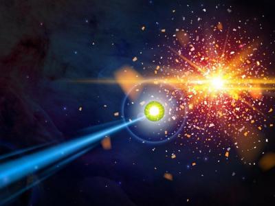 用奇异原子模拟激发的量子态来确定爆炸恒星的核反应速率