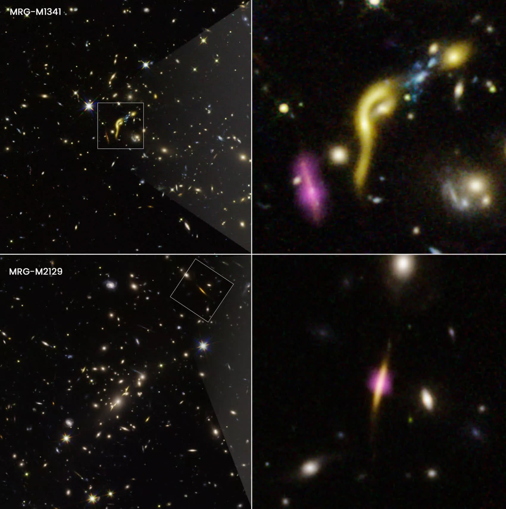 利用引力透镜发现早期宇宙中的“死亡”星系