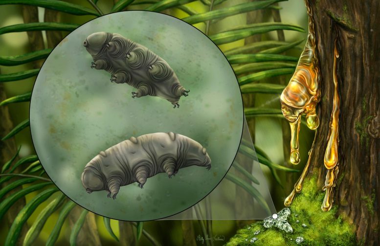1600万年前的多米尼加琥珀中发现水熊新物种