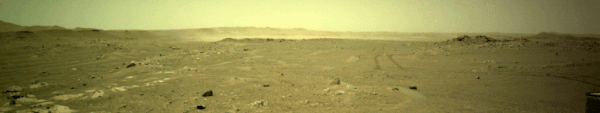 NASA“毅力号”火星车捕捉到令人惊叹的火星日落
