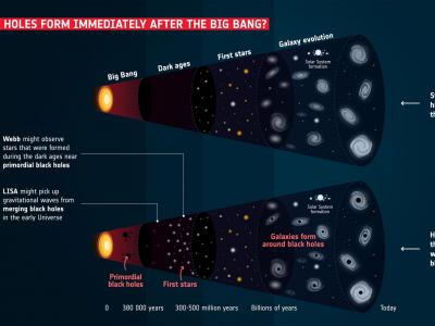 黑洞自宇宙之初就存在 原始黑洞本身可能是尚未解释的暗物质