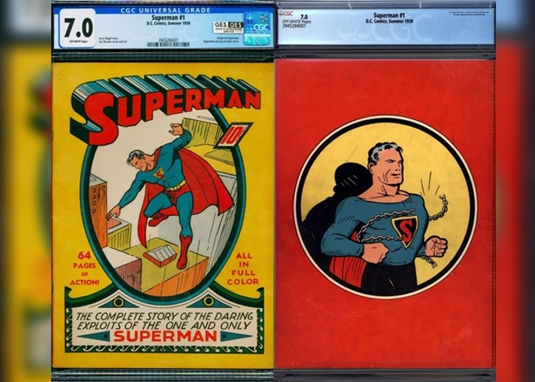 美国1939年《超人》漫画以260万美元成交