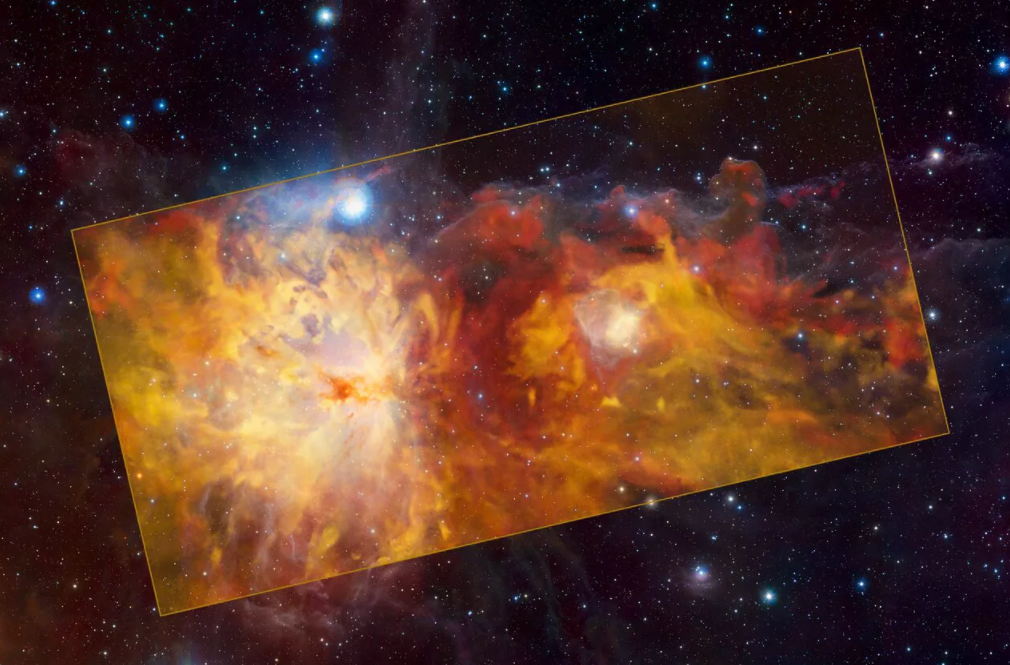 “猎户座的壁炉”：欧洲南方天文台 (ESO)发布火焰星云的新图片