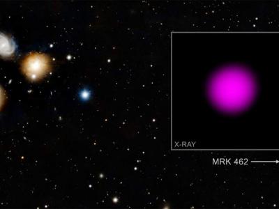 钱德拉X射线天文台在矮星系Markian 462中心发现迄今为止最小的超大质量黑洞