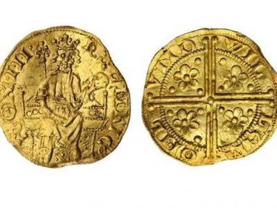 英国德文郡金属探测仪器发现公元1257年的“亨利三世金币便士” 估值40万英镑