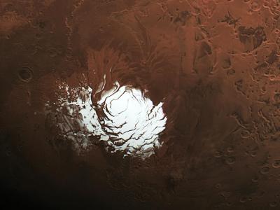 2018年发现的火星南极冰盖下的液态水很可能只是火山岩的雷达反射