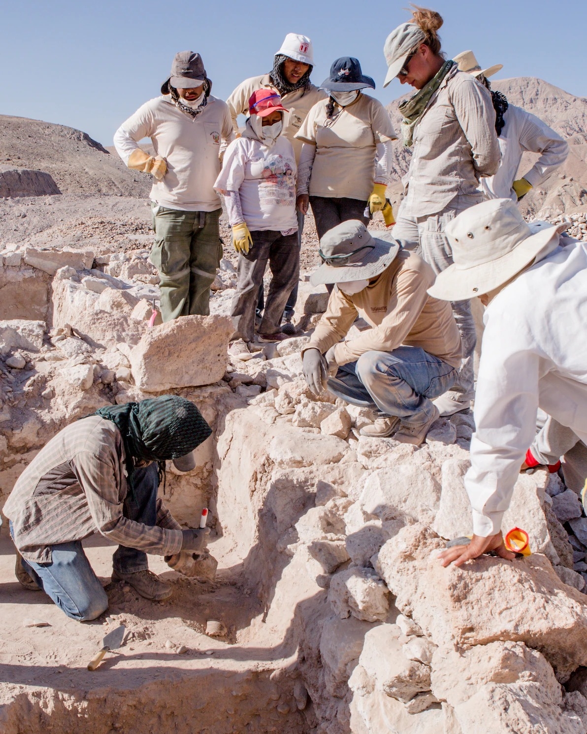 一支由秘鲁、加拿大和美国考古学家组成的跨国团队于2013年至2017年间发掘奎卡潘帕遗址。 PHOTOGRAPHS COURTESY OF LISA MILOS