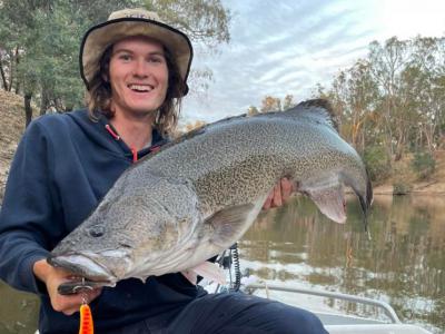 澳洲维多利亚省钓鱼比赛捕获得一条逾1米长的鳕鱼 获8万澳元奖金