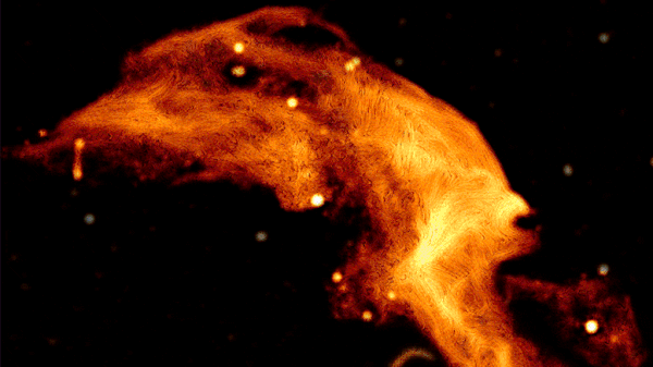 10多亿年前两个大质量星系团碰撞时产生Abell 3667星系团 爆发最大宇宙冲击波