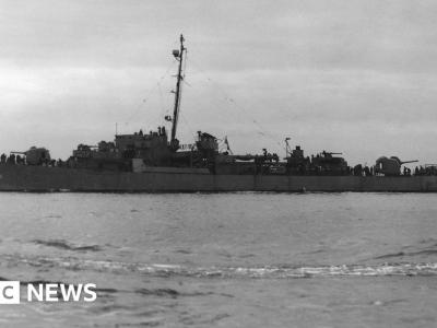 二战美国海军罗伯兹号驱逐舰在菲律宾外海近7000公尺海底寻获
