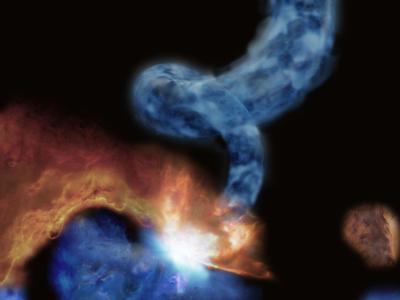 银河系中心附近的分子云G+0.693-0.027内的星际空间中出现广泛的硝基化合物