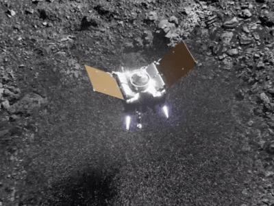 美国宇航局OSIRIS-REx航天器降落证明构成贝努小行星外表的颗粒非常松散