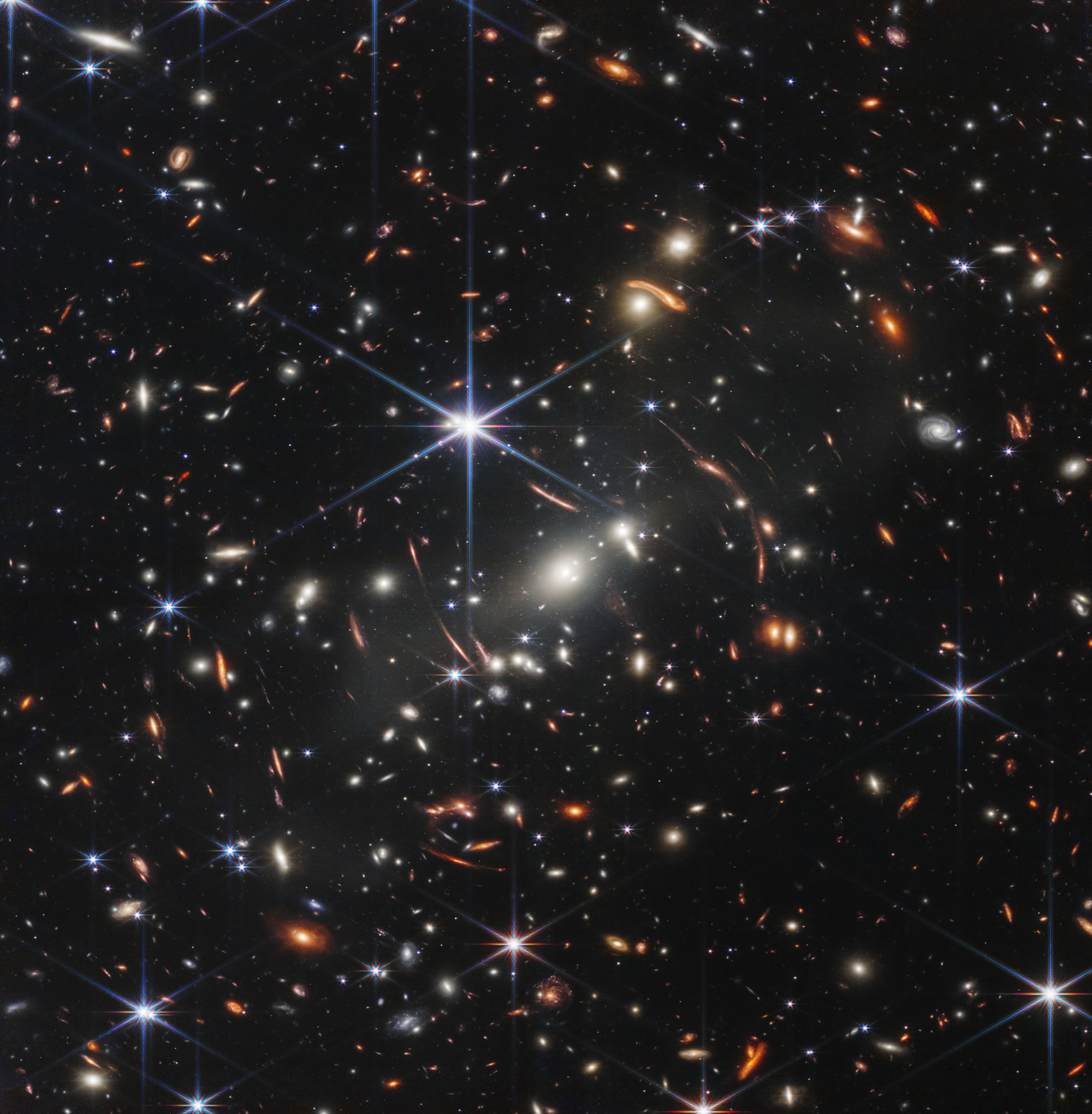 NASA詹姆斯・韦伯太空望远镜拍到人类史上的宇宙最深处照片