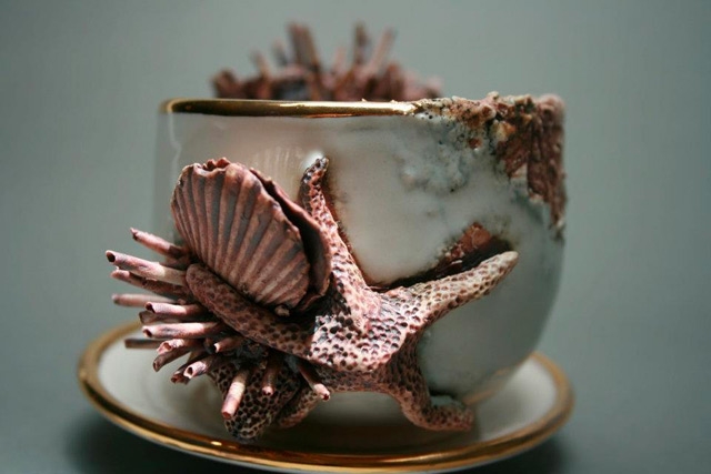 艺术家计划的海洋系陶瓷杯(7)