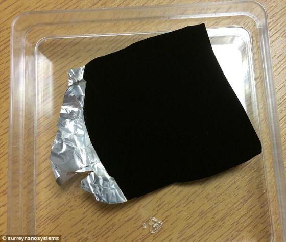 科学家发现“最黑”原料 黑到无法望见